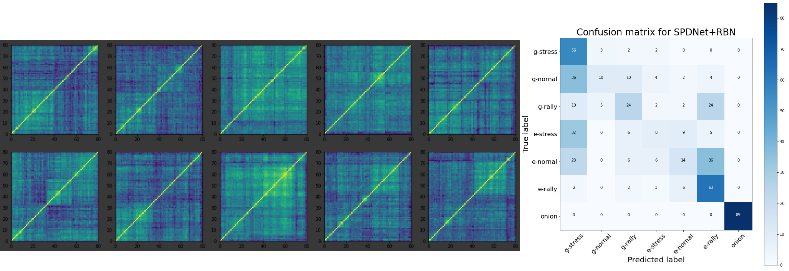 Confusion matrix of SPDNet + RBN